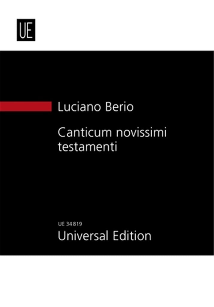 Canticum novissimi testamenti